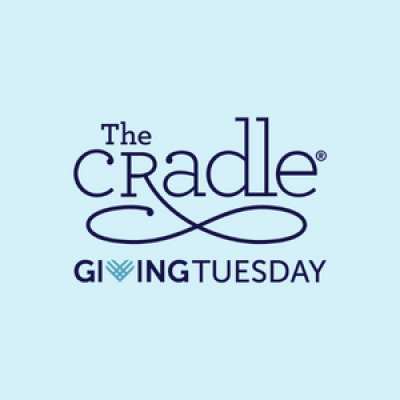 Giving Tuesday Logo Blue on Light Blue